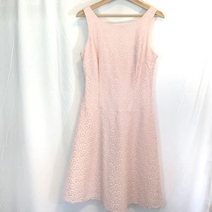 B Darlin Pink Lace Fit N Flare Dress 13/14